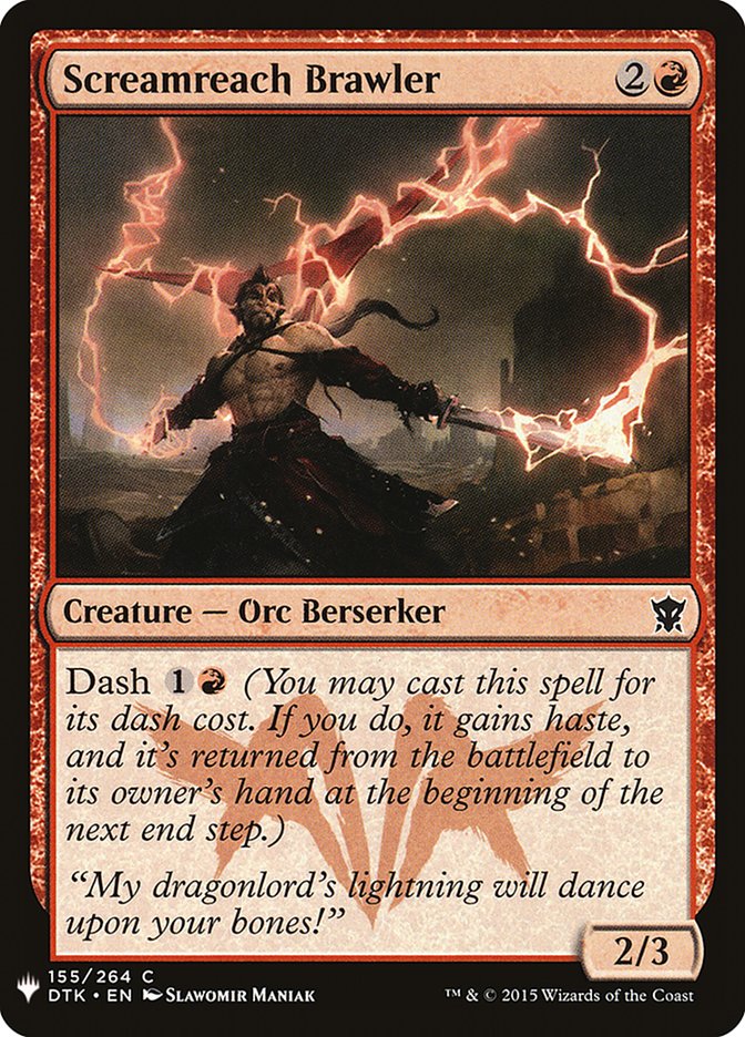 Screamreach Brawler [Mystery Booster] MTG Single Magic: The Gathering    | Red Claw Gaming
