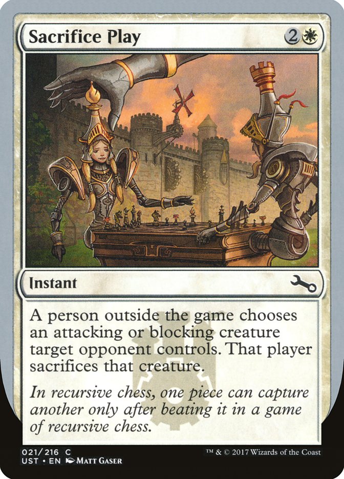 Sacrifice Play [Unstable] MTG Single Magic: The Gathering | Red Claw Gaming