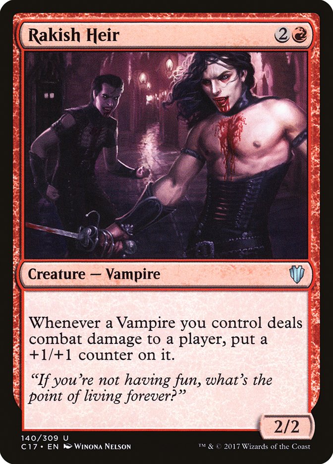 Rakish Heir [Commander 2017] MTG Single Magic: The Gathering | Red Claw Gaming