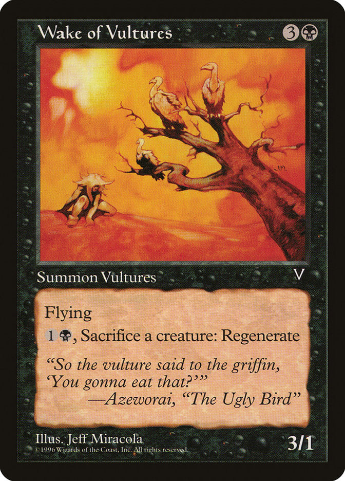 Wake of Vultures [Visions] MTG Single Magic: The Gathering | Red Claw Gaming