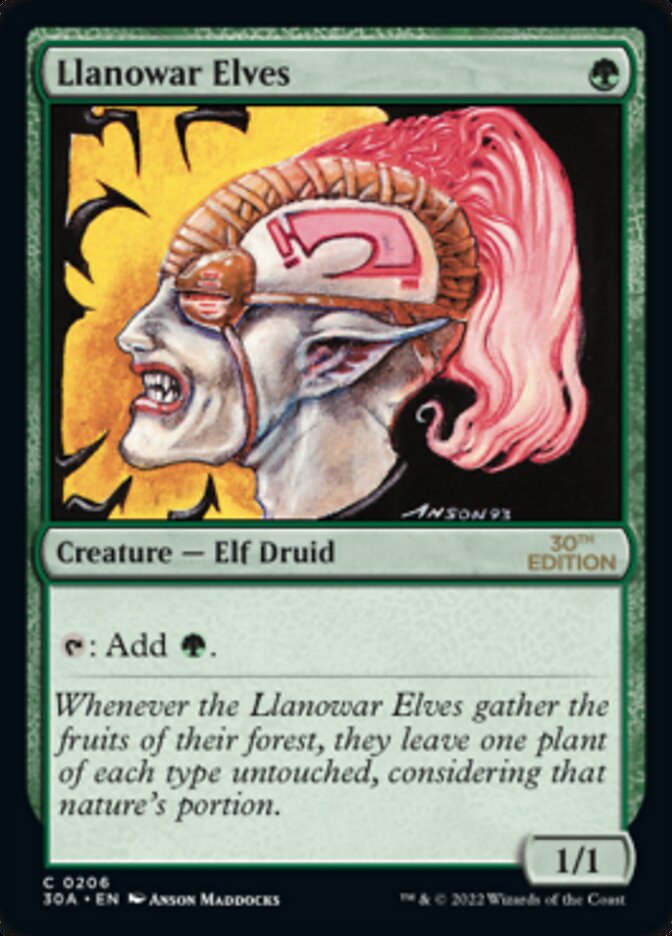 Llanowar Elves [30th Anniversary Edition] MTG Single Magic: The Gathering | Red Claw Gaming
