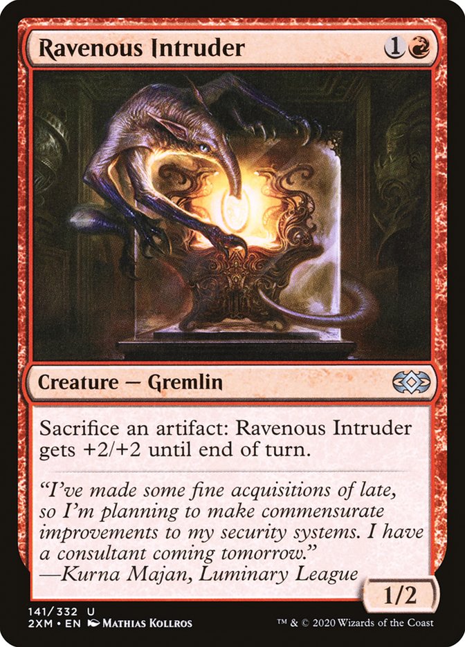 Ravenous Intruder [Double Masters] MTG Single Magic: The Gathering | Red Claw Gaming