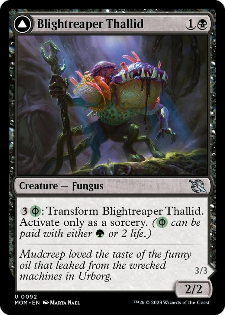 Blightreaper Thallid // Blightsower Thallid [March of the Machine] MTG Single Magic: The Gathering    | Red Claw Gaming