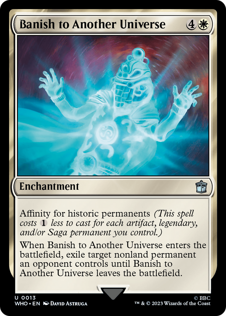 Banish to Another Universe [Doctor Who] MTG Single Magic: The Gathering | Red Claw Gaming