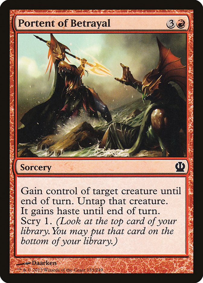 Portent of Betrayal [Theros] MTG Single Magic: The Gathering | Red Claw Gaming