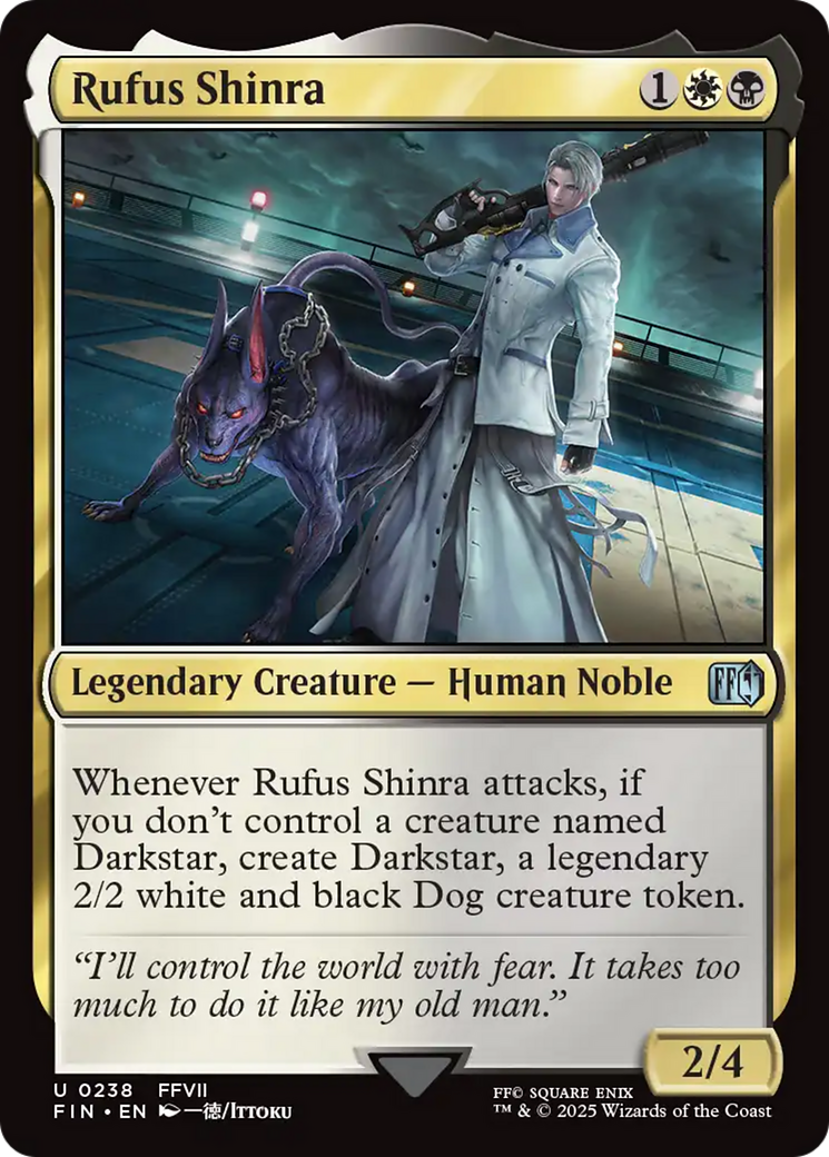 Rufus Shinra [FINAL FANTASY] MTG Single Magic: The Gathering | Red Claw Gaming