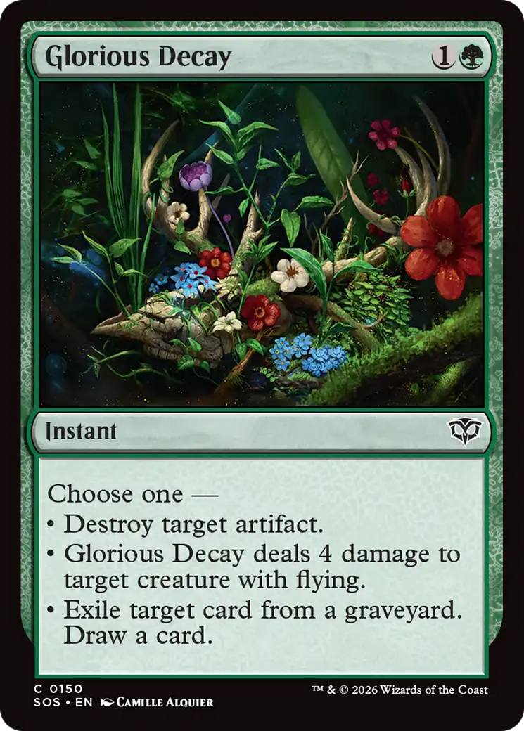 Glorious Decay [Secrets of Strixhaven] MTG Single Magic: The Gathering | Red Claw Gaming