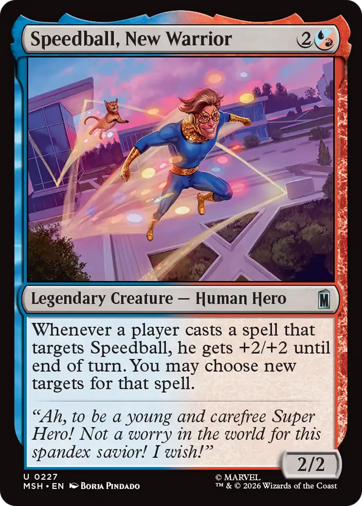 Speedball, New Warrior [Marvel Super Heroes] MTG Single Magic: The Gathering | Red Claw Gaming