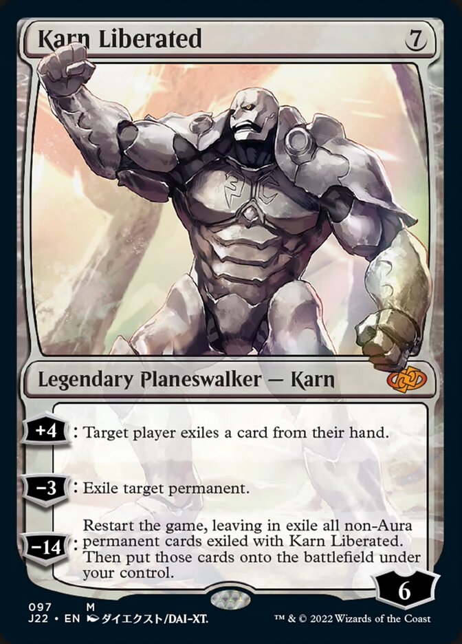 Karn Liberated [Jumpstart 2022] MTG Single Magic: The Gathering | Red Claw Gaming