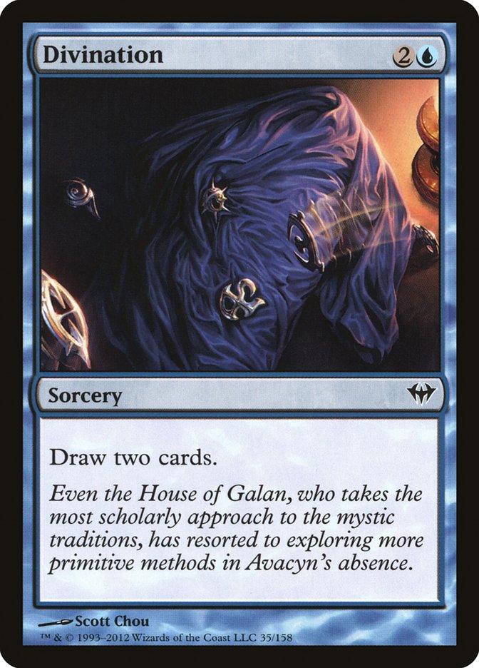 Divination [Dark Ascension] MTG Single Magic: The Gathering | Red Claw Gaming