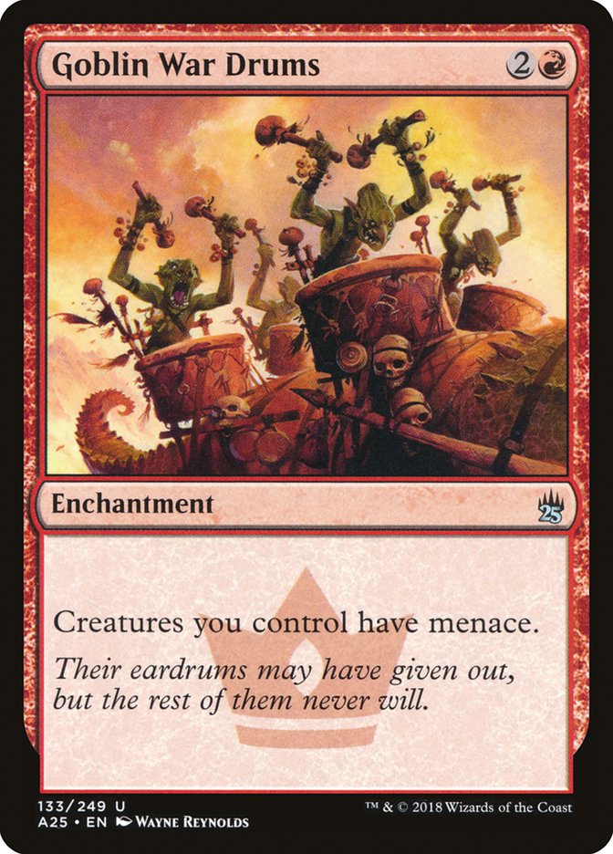 Goblin War Drums [Masters 25] MTG Single Magic: The Gathering | Red Claw Gaming