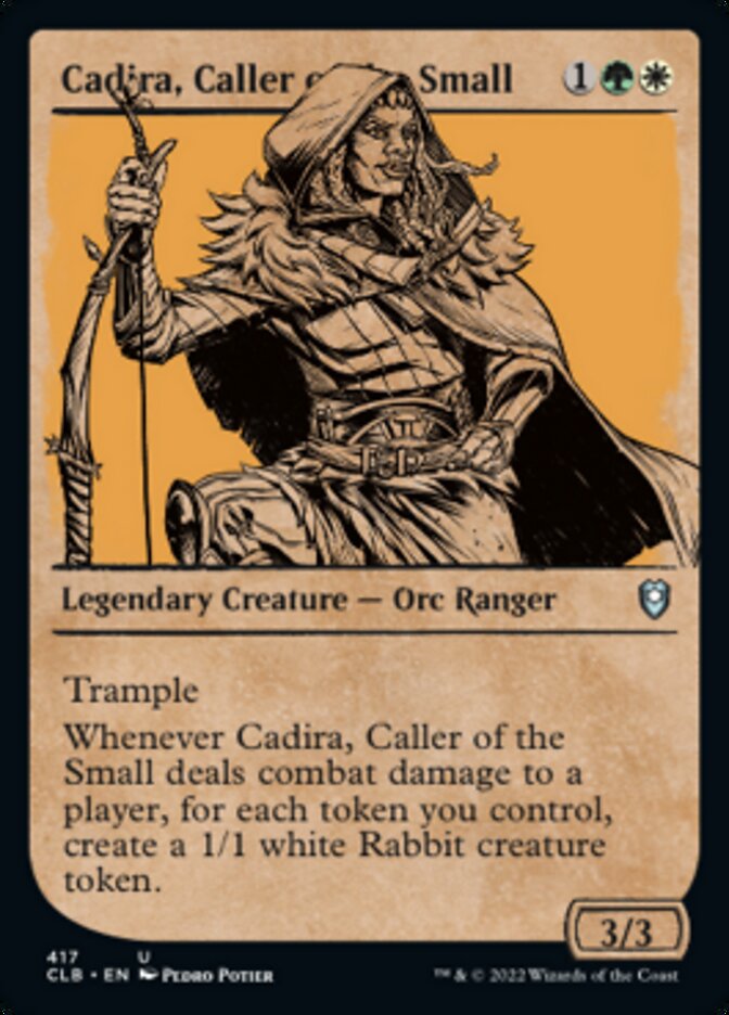 Cadira, Caller of the Small (Showcase) [Commander Legends: Battle for Baldur's Gate] MTG Single Magic: The Gathering | Red Claw Gaming