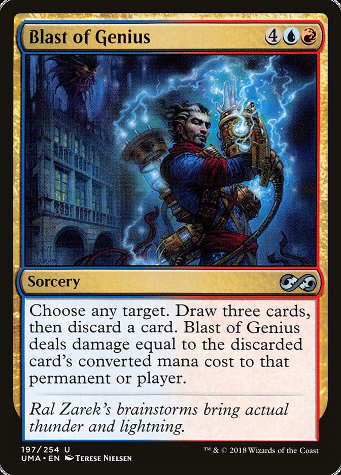Blast of Genius [Ultimate Masters] MTG Single Magic: The Gathering | Red Claw Gaming