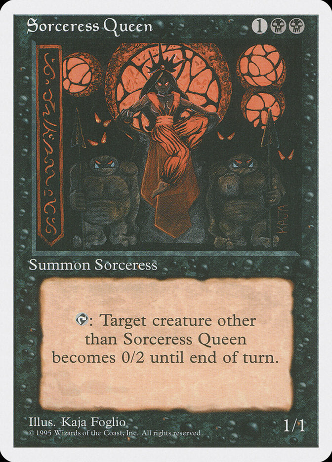 Sorceress Queen [Fourth Edition] MTG Single Magic: The Gathering | Red Claw Gaming