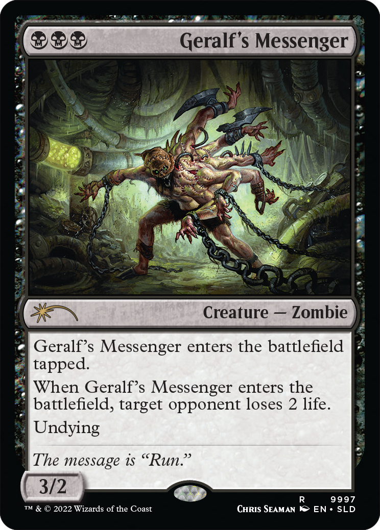 Geralf's Messenger [Secret Lair Drop Series] MTG Single Magic: The Gathering | Red Claw Gaming