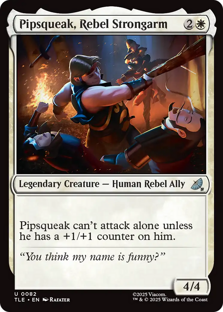 Pipsqueak, Rebel Strongarm [Avatar: The Last Airbender: Eternal-Legal] MTG Single Magic: The Gathering | Red Claw Gaming