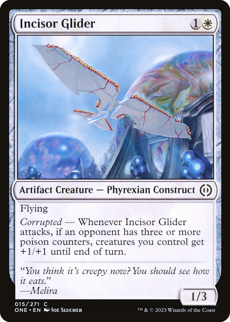 Incisor Glider [Phyrexia: All Will Be One] MTG Single Magic: The Gathering | Red Claw Gaming