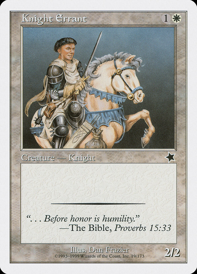 Knight Errant [Starter 1999] MTG Single Magic: The Gathering | Red Claw Gaming