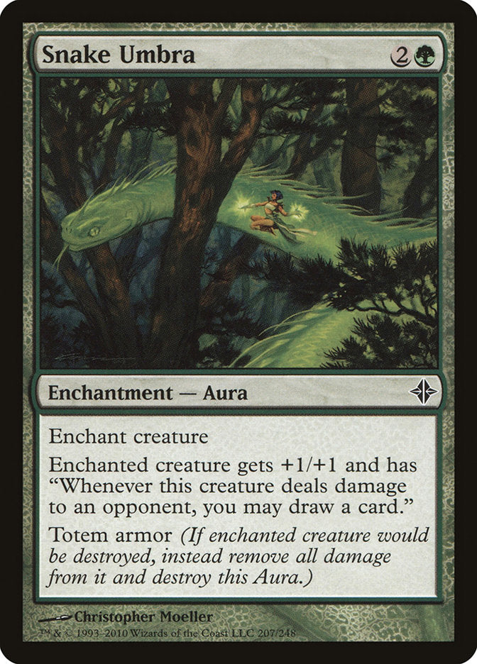Snake Umbra [Rise of the Eldrazi] MTG Single Magic: The Gathering | Red Claw Gaming