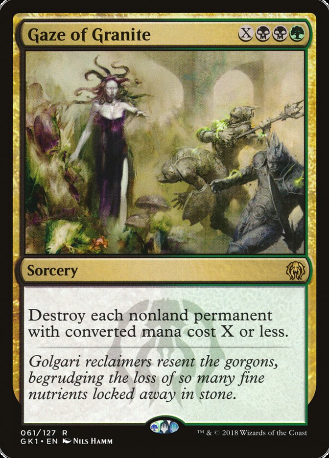 Gaze of Granite [Guilds of Ravnica Guild Kit] MTG Single Magic: The Gathering | Red Claw Gaming
