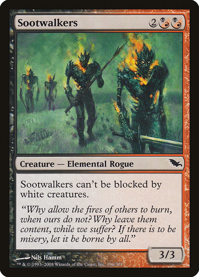Sootwalkers [Shadowmoor] MTG Single Magic: The Gathering | Red Claw Gaming
