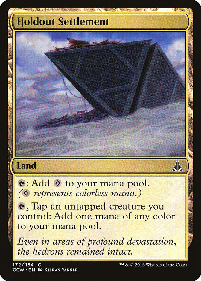 Holdout Settlement [Oath of the Gatewatch] MTG Single Magic: The Gathering | Red Claw Gaming