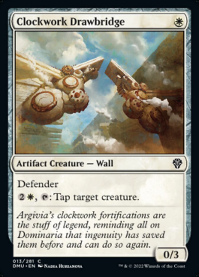 Clockwork Drawbridge [Dominaria United] MTG Single Magic: The Gathering | Red Claw Gaming