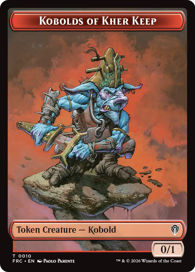 Kobolds of Kher Keep // Map Double-Sided Token [Reality Fracture Commander Tokens] MTG Single Magic: The Gathering | Red Claw Gaming