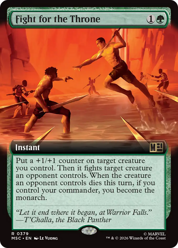 Fight for the Throne (Extended Art) [Marvel Super Heroes Commander] | Red Claw Gaming