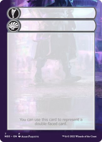 Helper Card (7/9) [Kamigawa: Neon Dynasty Tokens] MTG Single Magic: The Gathering | Red Claw Gaming
