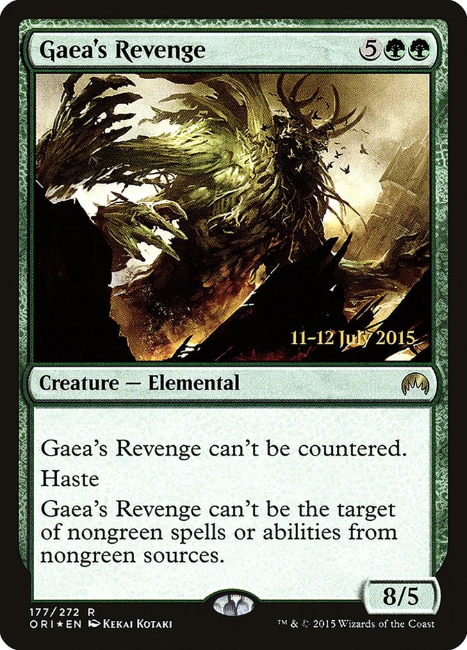 Gaea's Revenge [Magic Origins Prerelease Promos] MTG Single Magic: The Gathering | Red Claw Gaming