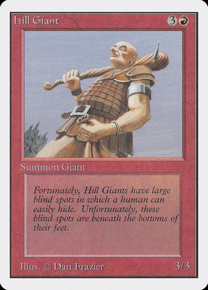 Hill Giant [Unlimited Edition] MTG Single Magic: The Gathering | Red Claw Gaming