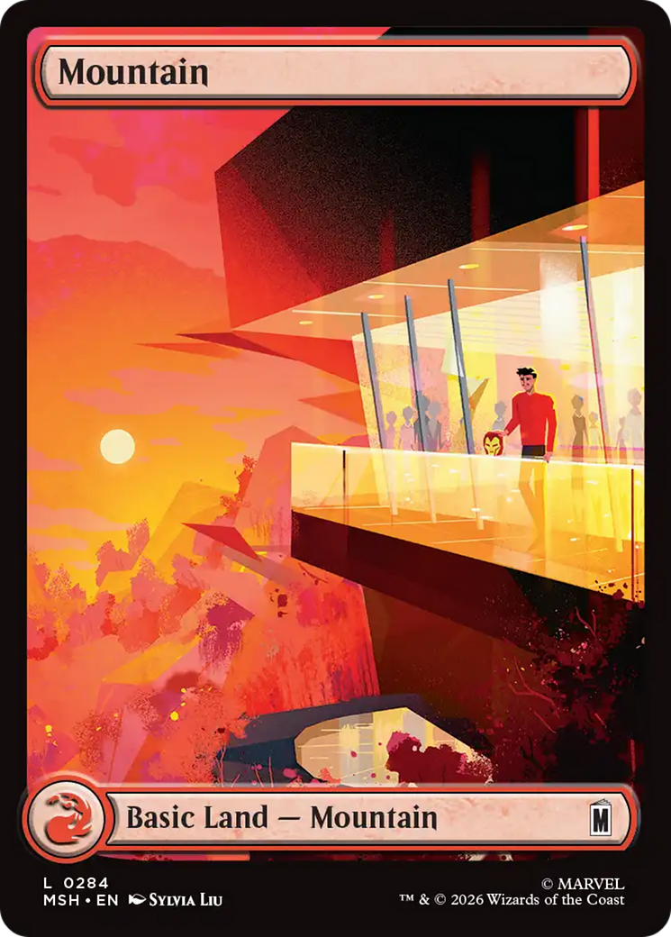 Mountain (0284) [Marvel Super Heroes] MTG Single Magic: The Gathering | Red Claw Gaming
