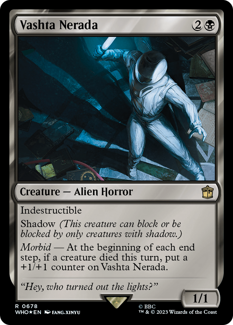 Vashta Nerada (Surge Foil) [Doctor Who] MTG Single Magic: The Gathering | Red Claw Gaming