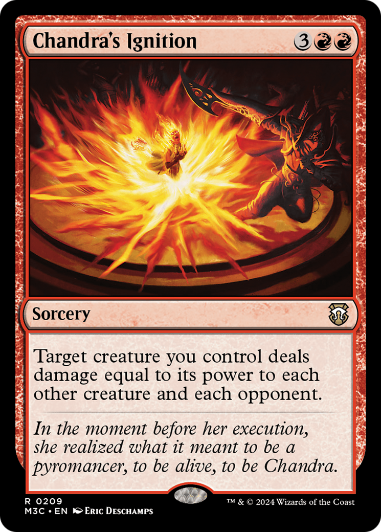 Chandra's Ignition (Ripple Foil) [Modern Horizons 3 Commander] MTG Single Magic: The Gathering | Red Claw Gaming