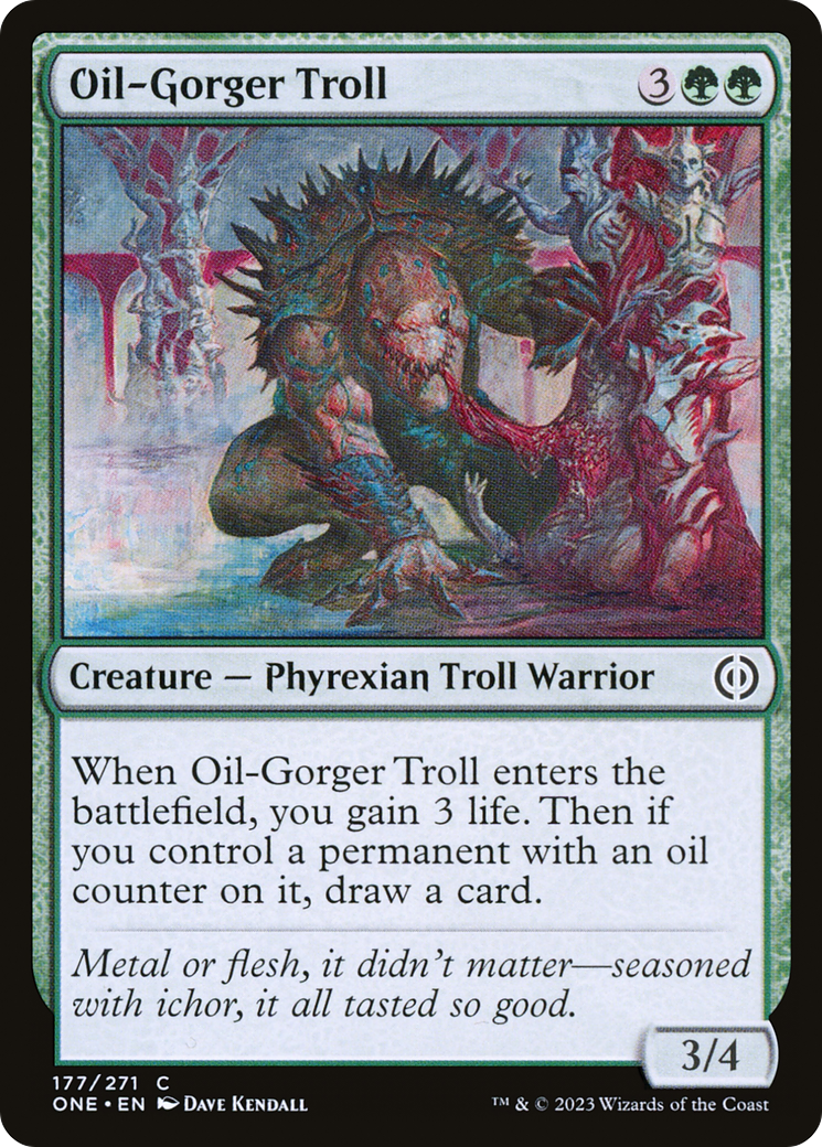 Oil-Gorger Troll [Phyrexia: All Will Be One] MTG Single Magic: The Gathering | Red Claw Gaming