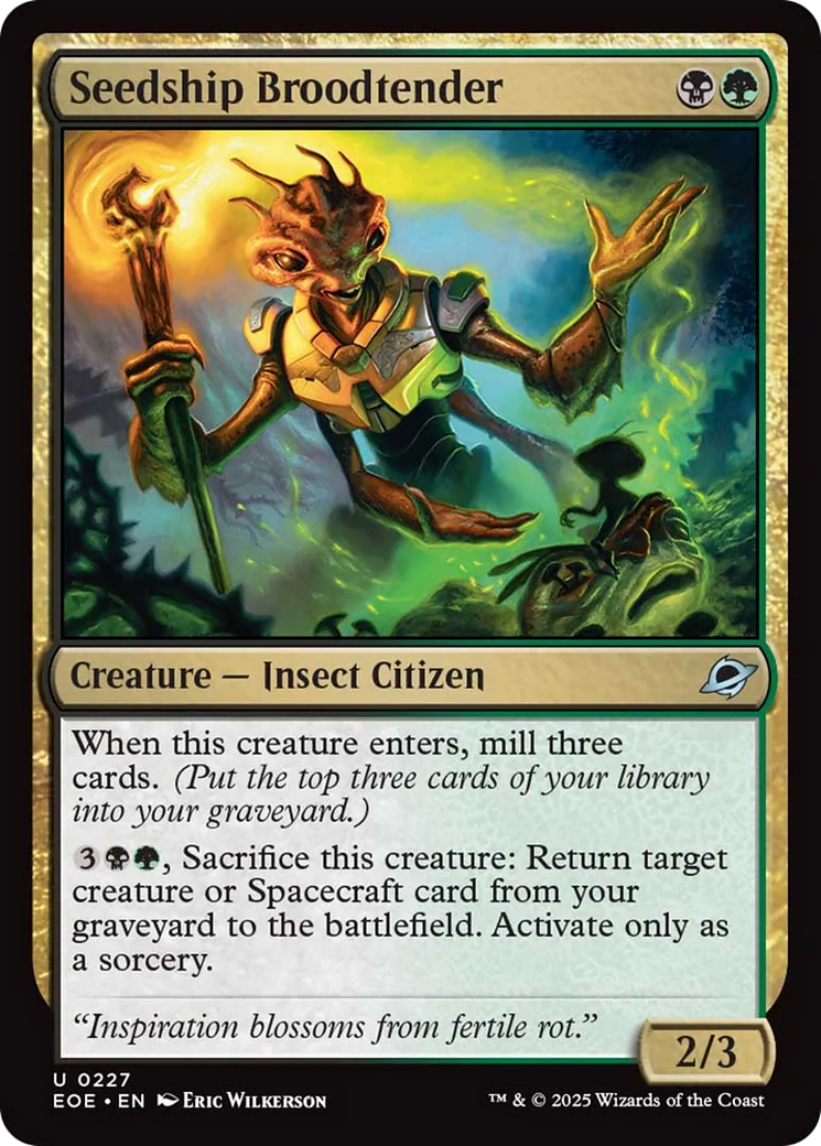 Seedship Broodtender [Edge of Eternities] MTG Single Magic: The Gathering | Red Claw Gaming