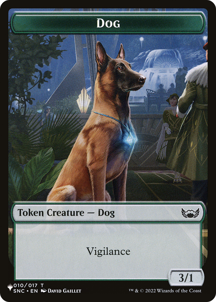 Shapeshifter // Dog Double-Sided Token [The List] MTG Single Magic: The Gathering | Red Claw Gaming