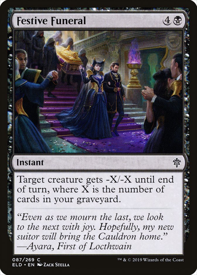 Festive Funeral [Throne of Eldraine] MTG Single Magic: The Gathering | Red Claw Gaming