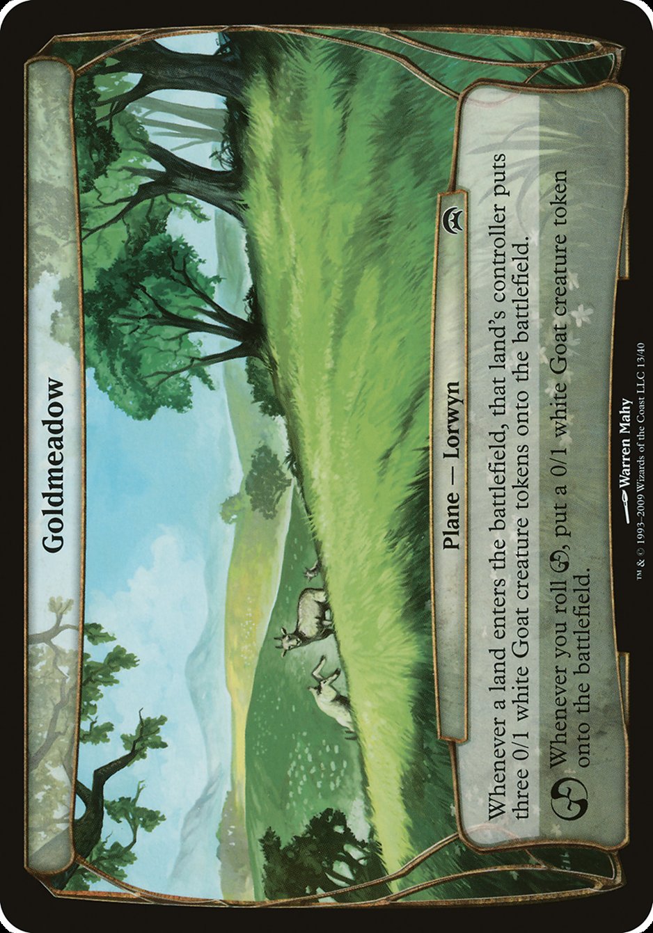 Goldmeadow (Planes) [Planechase Planes] MTG Single Magic: The Gathering | Red Claw Gaming