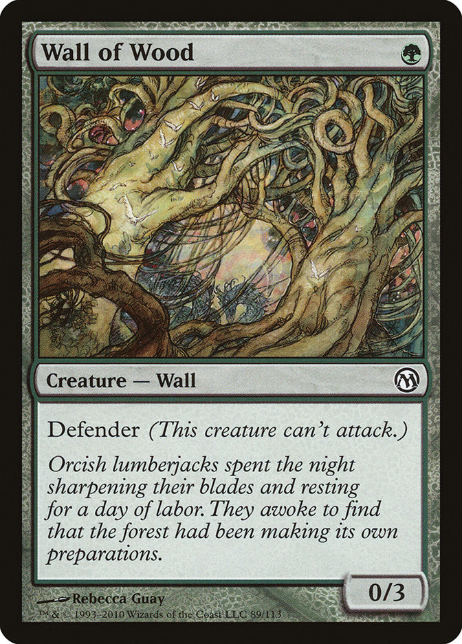 Wall of Wood [Duels of the Planeswalkers] MTG Single Magic: The Gathering | Red Claw Gaming