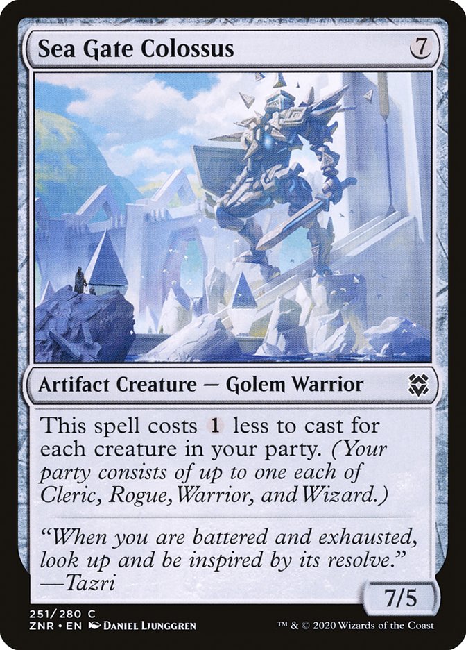 Sea Gate Colossus [Zendikar Rising] MTG Single Magic: The Gathering | Red Claw Gaming