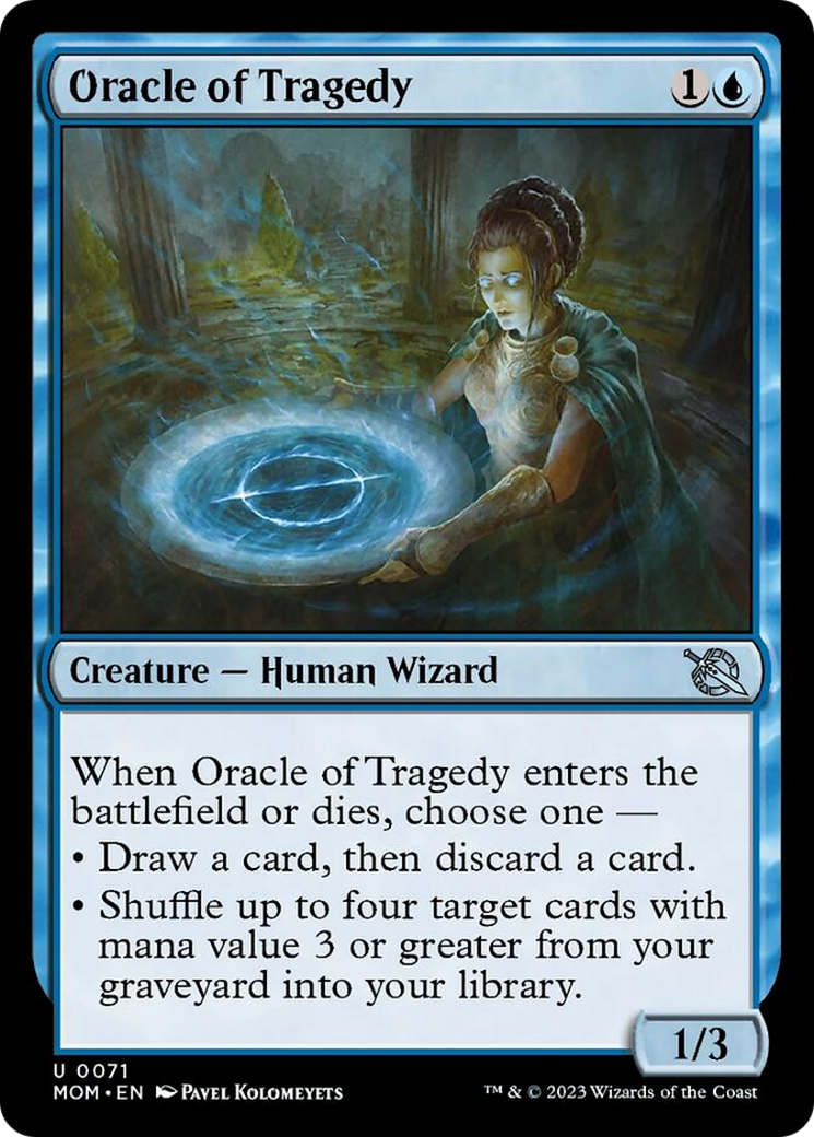 Oracle of Tragedy [March of the Machine] MTG Single Magic: The Gathering    | Red Claw Gaming