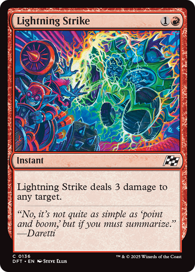 Lightning Strike [Aetherdrift] MTG Single Magic: The Gathering | Red Claw Gaming