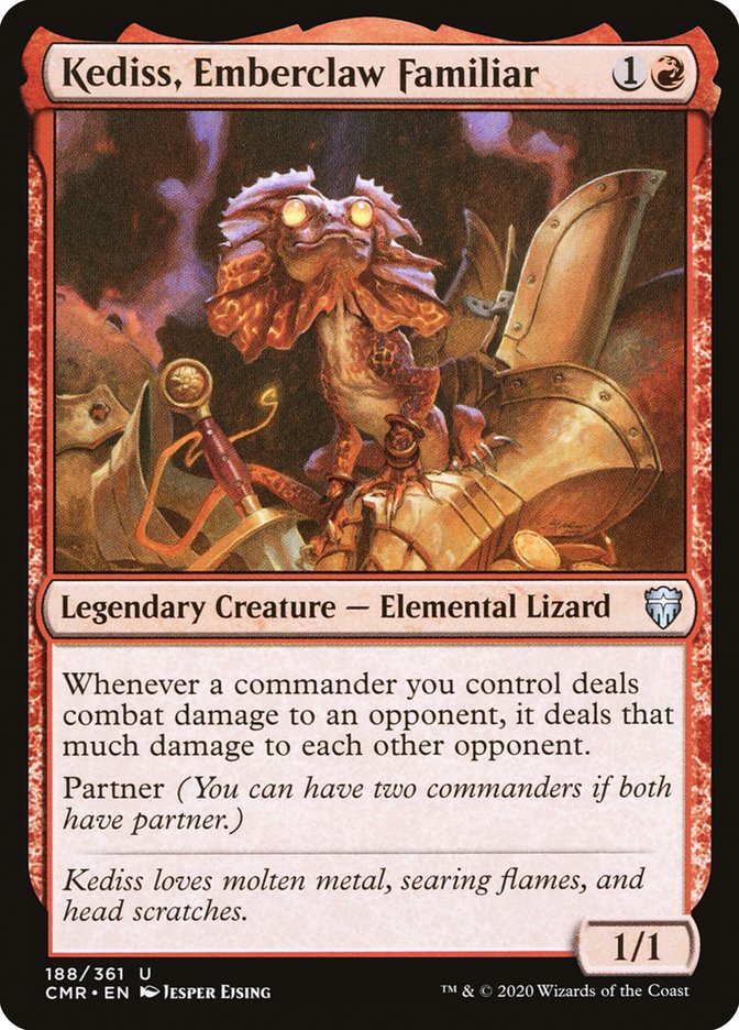Kediss, Emberclaw Familiar [Commander Legends] MTG Single Magic: The Gathering | Red Claw Gaming