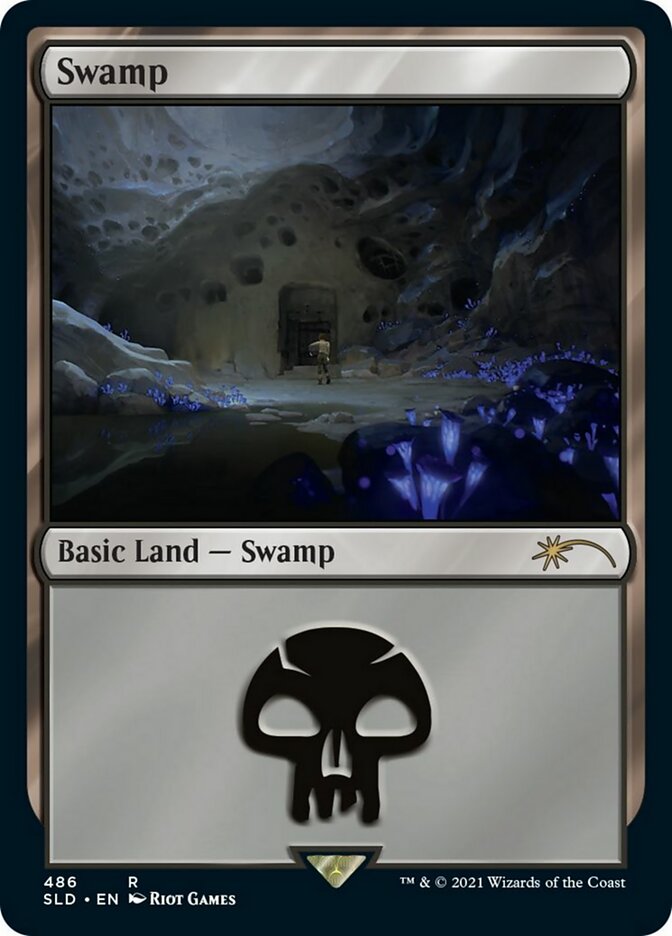 Swamp (486) [Secret Lair Drop Series] MTG Single Magic: The Gathering | Red Claw Gaming