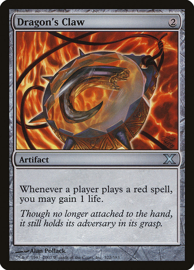 Dragon's Claw [Tenth Edition] MTG Single Magic: The Gathering | Red Claw Gaming
