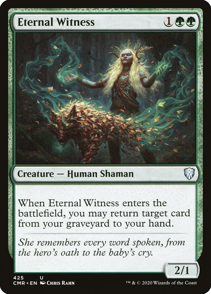 Eternal Witness [Commander Legends] MTG Single Magic: The Gathering | Red Claw Gaming