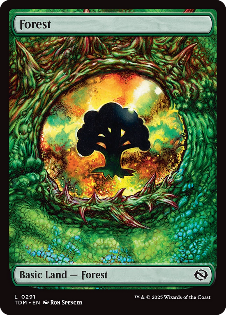 Forest (0291) [Tarkir: Dragonstorm] MTG Single Magic: The Gathering | Red Claw Gaming