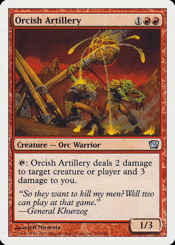 Orcish Artillery [Ninth Edition] MTG Single Magic: The Gathering | Red Claw Gaming